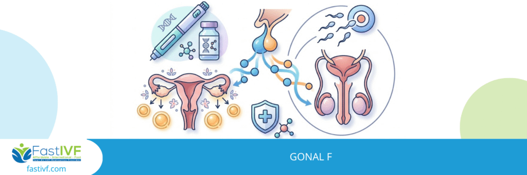 Gonal-F FSH injection for IVF — how follitropin alfa works in ovarian stimulation