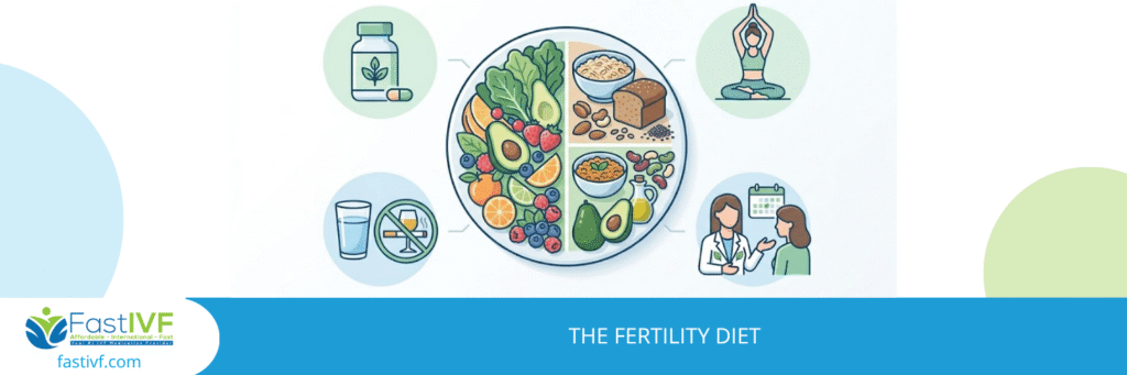 Fertility diet guide — foods that improve fertility and support IVF treatment