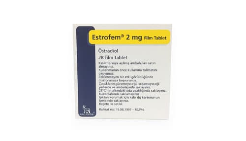 Estrace 2mg - Estrofem 2mg estradiol film tablets for IVF from Fast IVF