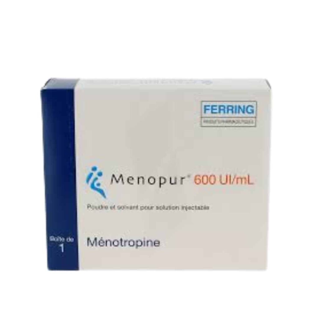 Menopur 600IU multi-vial HMG buy online from discount IVF meds provider. Menopur 600 IU multi-vial - HMG menotropin for IVF ovarian stimulation from discount provider