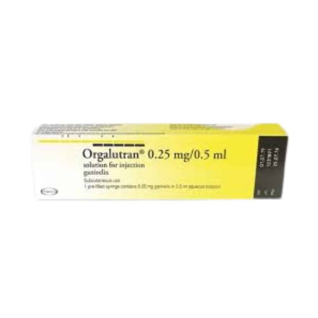 Orgalutran (ganirelix organon) 0.25mg ganirelix IVF discounted medication - FastIVF. Orgalutran 0.25mg - ganirelix GnRH antagonist to prevent premature ovulation during IVF