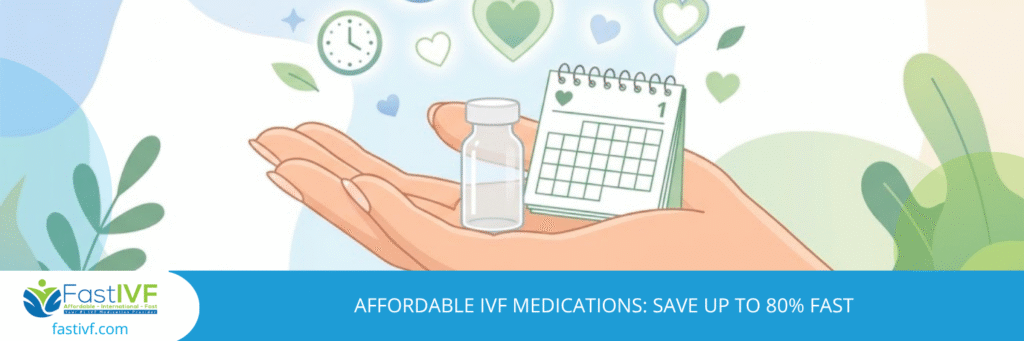 Affordable IVF medications shipped worldwide by Fast IVF