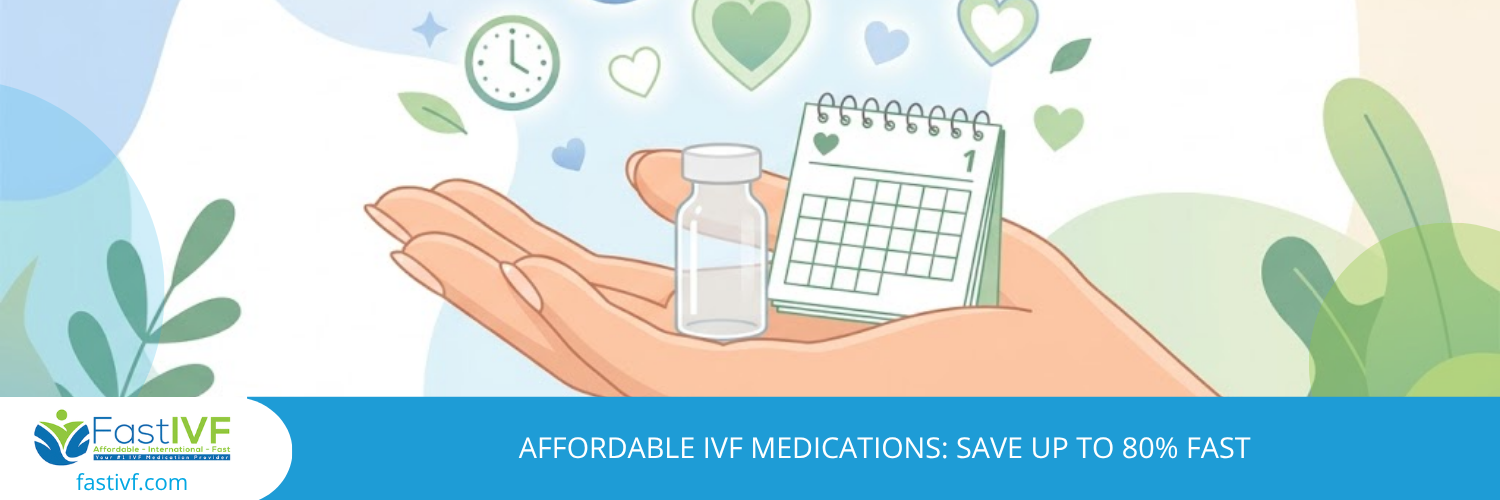 Affordable IVF medications shipped worldwide by Fast IVF