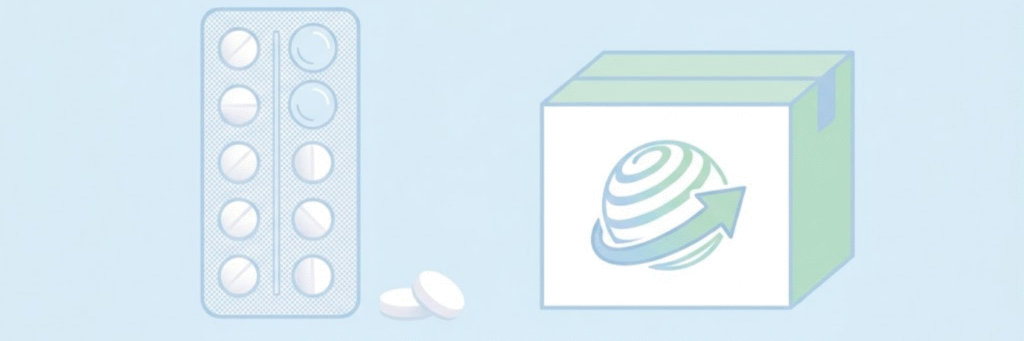 European estradiol tablets shipped internationally for IVF treatment